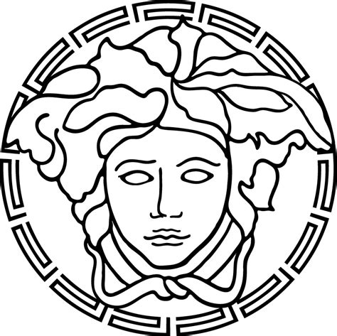 disegno medusa versace